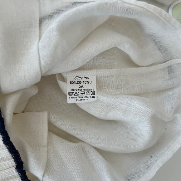 NEW Ciccino Toddler Sweater Vest and Linen Button Down Shirt Set White Size 2T - Picture 5 of 7